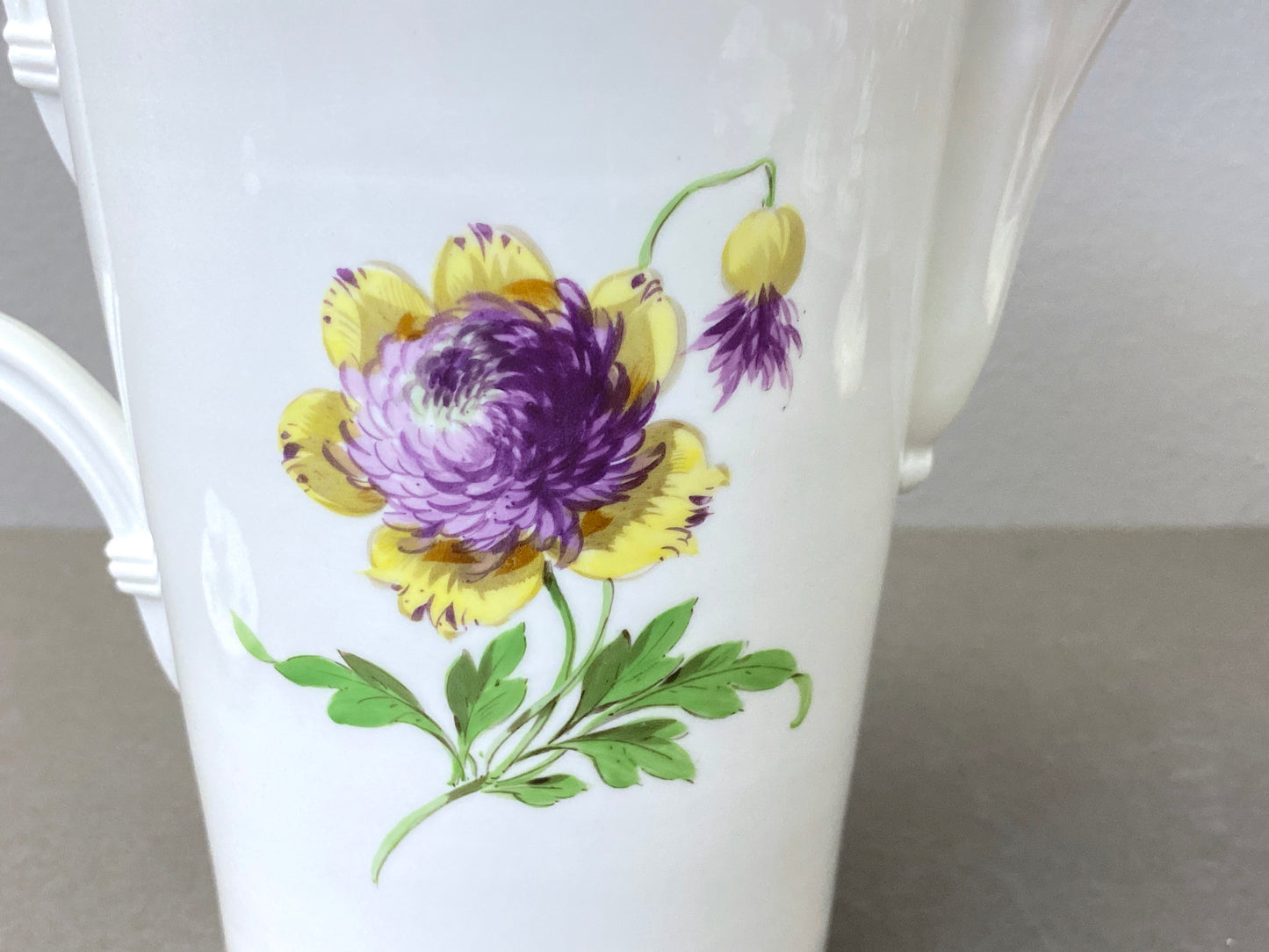 Meissen Coffee Pot, Bauhaus art deco style, hand-Painted Floral,Crosse –  Old Time Workshop