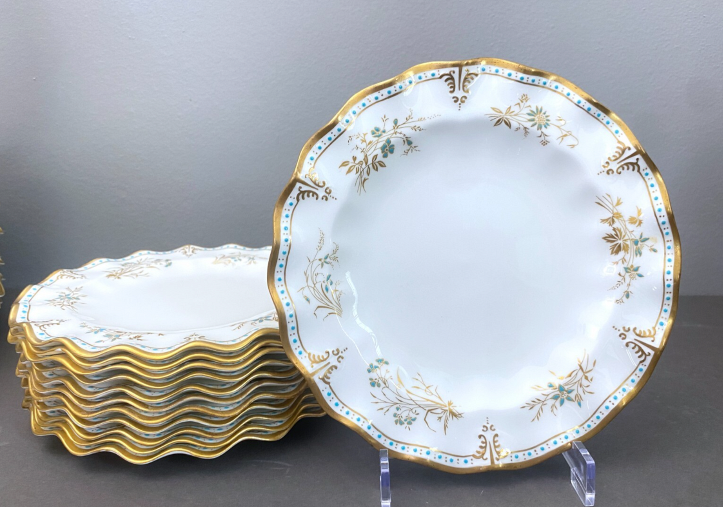 Royal Crown Derby Lombardy bone china dinner service for 12