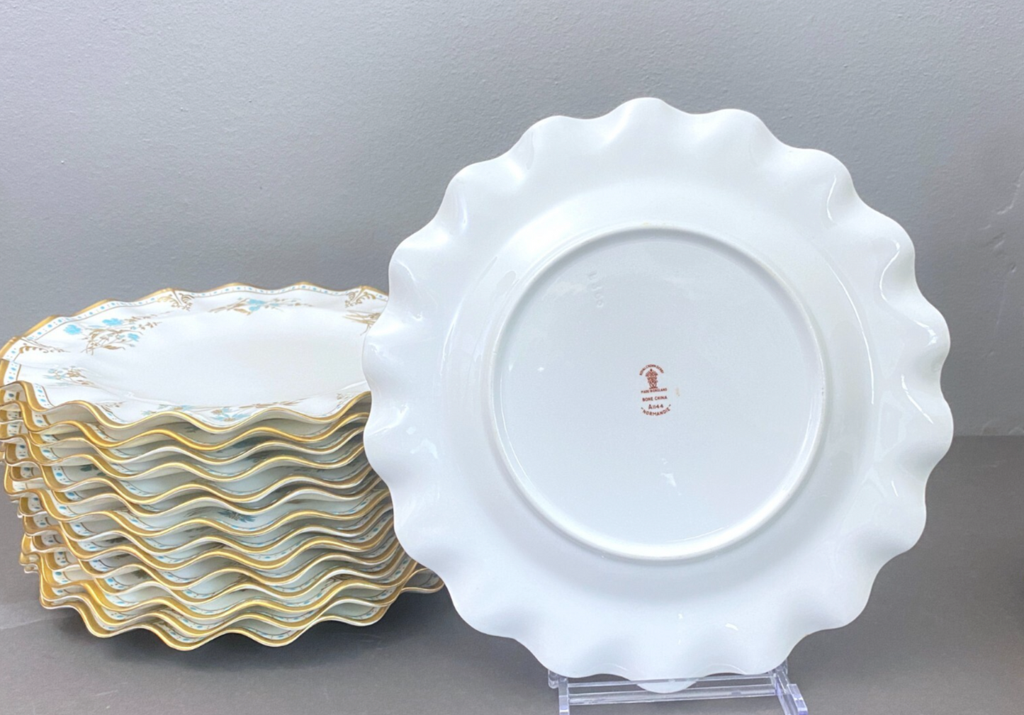 Royal Crown Derby Lombardy bone china dinner service for 12