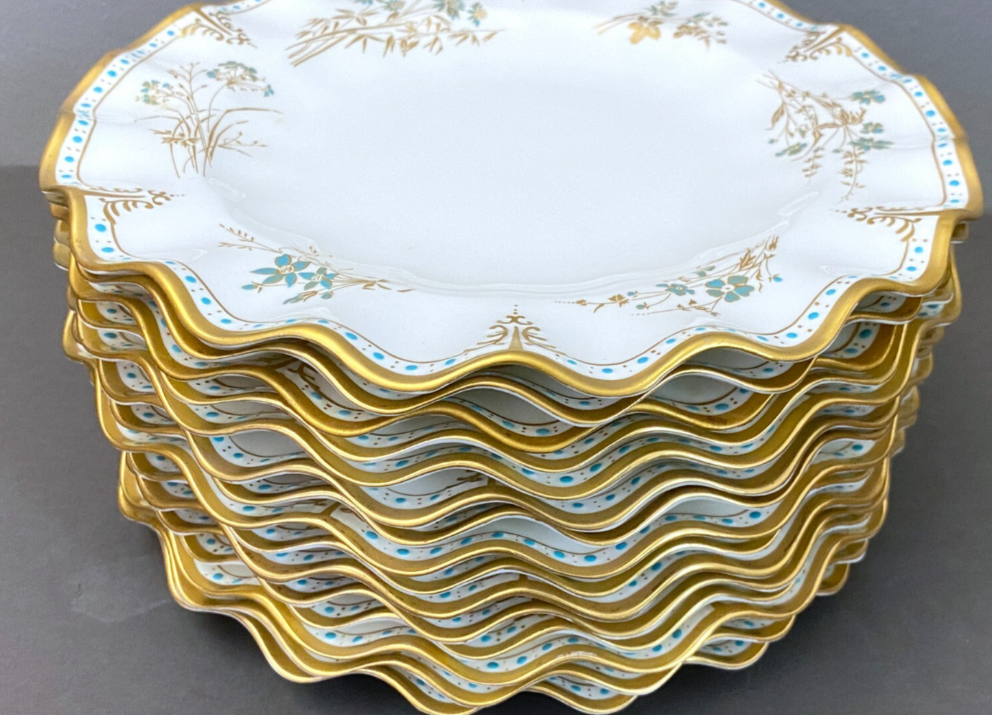 Royal Crown Derby Lombardy bone china dinner service for 12