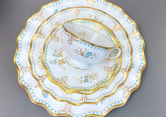 Royal Crown Derby Lombardy bone china dinner service for 12
